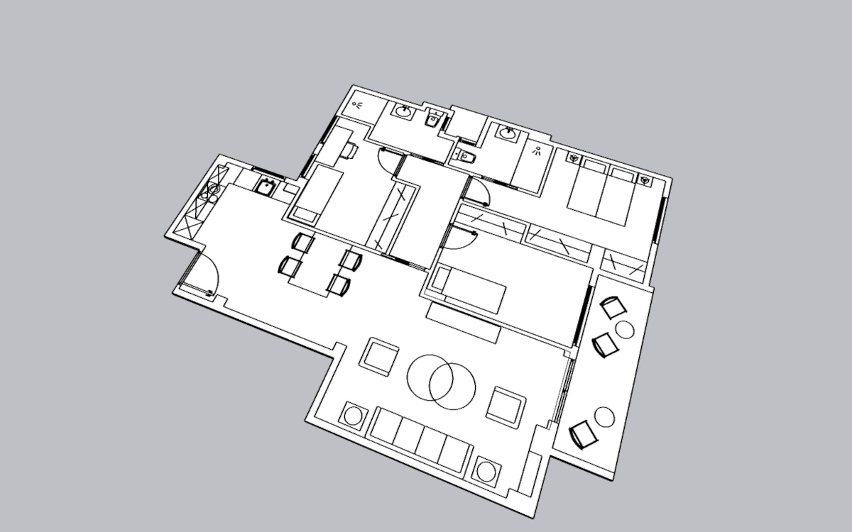 Proyecto de reforma virtual - Diseño 2D