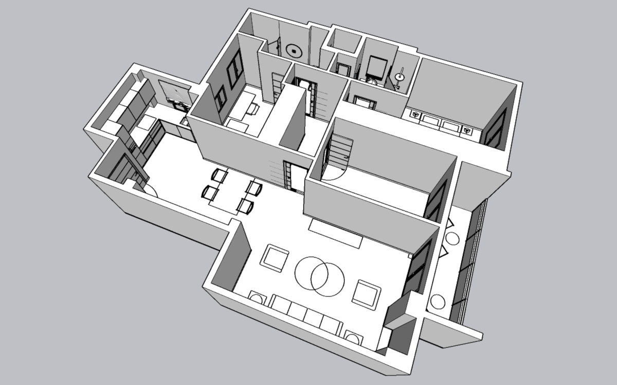 Proyecto de reforma virtual - Elementos 3D